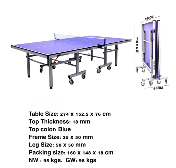Donic Waldner Classic 25 blue including Stress net set